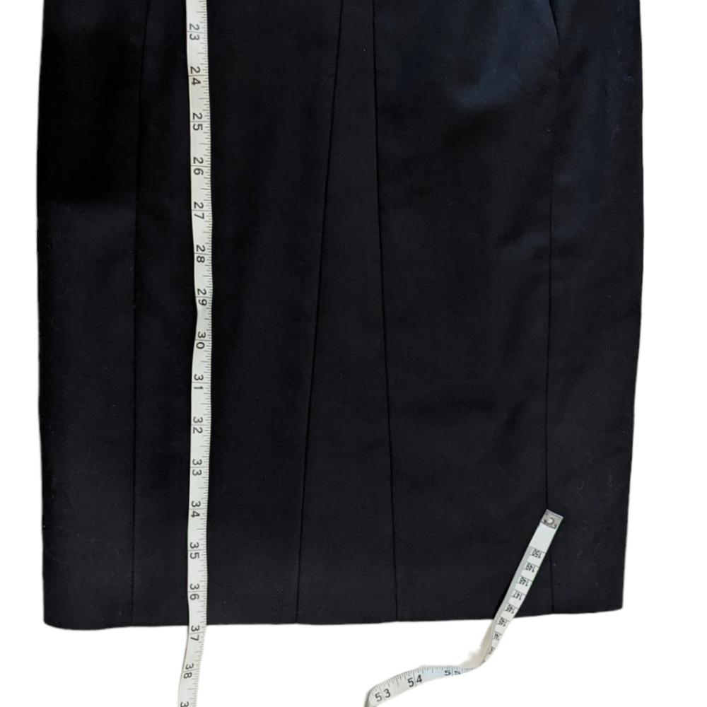 Elie Tahari Black Sheath Dress 0 - Picture 5 of 6